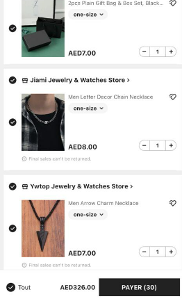 shein new order 30 products